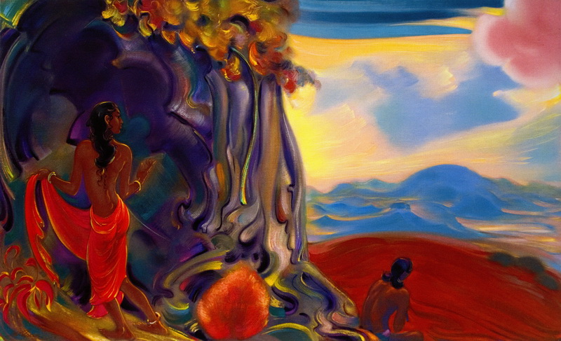 Call Eternal (Sacred Flute II) by Svetoslav Roerich. 1955